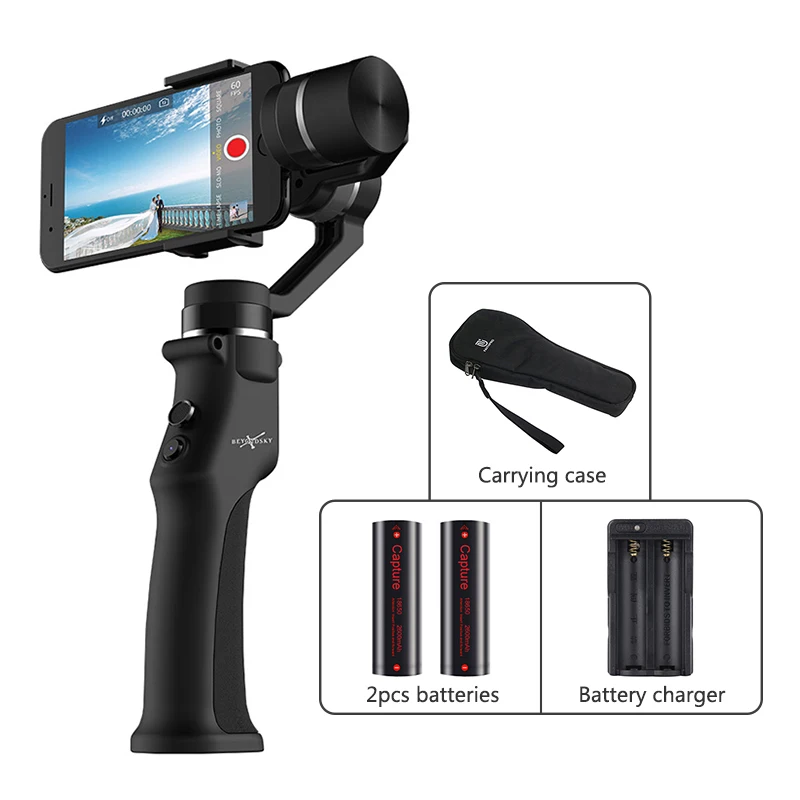 Gimbal Kit 4 EYEMIND 3-осное Ручной Стабилизатор для смартфонов iPhone Andriod действие Камера Yi Gopro Sjcam eken VS ZHIYUN гладкой 4 - Цвет: Gimbal Kit 4