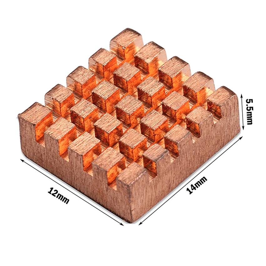 1200 шт. радиаторы для ПК 14x12x5 5 мм | Компьютеры и офис