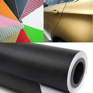 3D автомобильная пленка 127x30см виниловая из углеродного волокна 13 цветов на