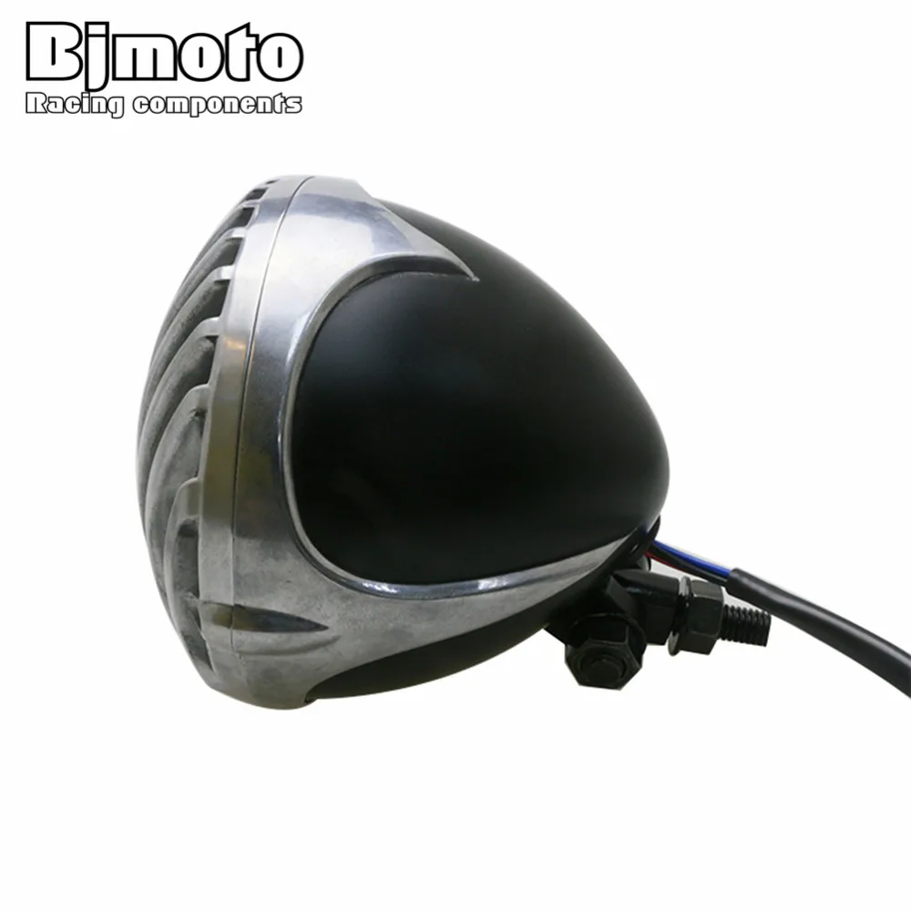 Bjmoto для Honda Harley Yamaha Suzuki Kawasaki Chopper Bobber CafeRacer туристическая лампа Ретро с зубчатыми