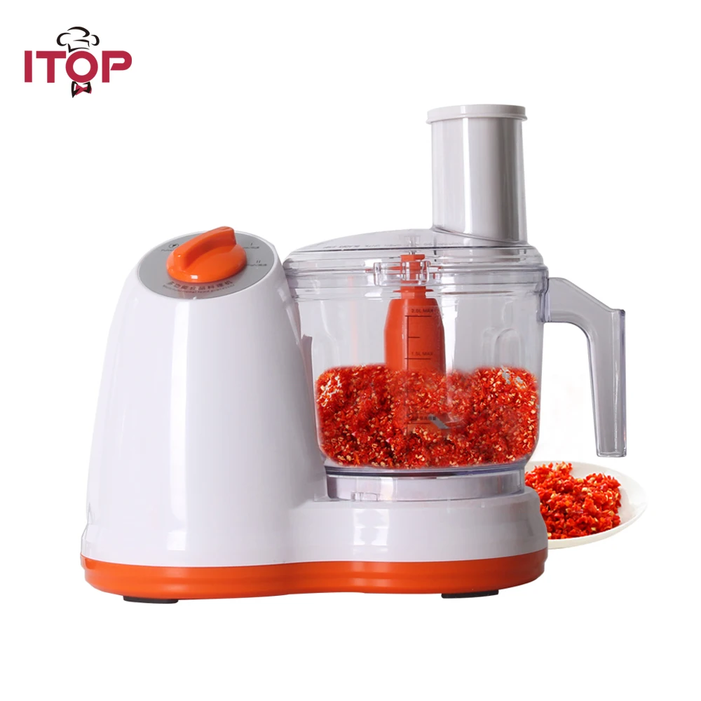 ITOP кухонный многофункциональный электрический комбайн для овощей мяса нож перца