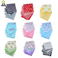 19x24cm high quality 10 style charm packs patchwork fabric cotton quilting fabrics for sewing diy handmade cloth 7 colorset
