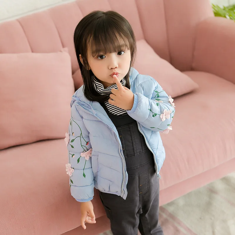 Коллекция 2018 года новое осенне-зимнее хлопковое пуховое Детское пальто для