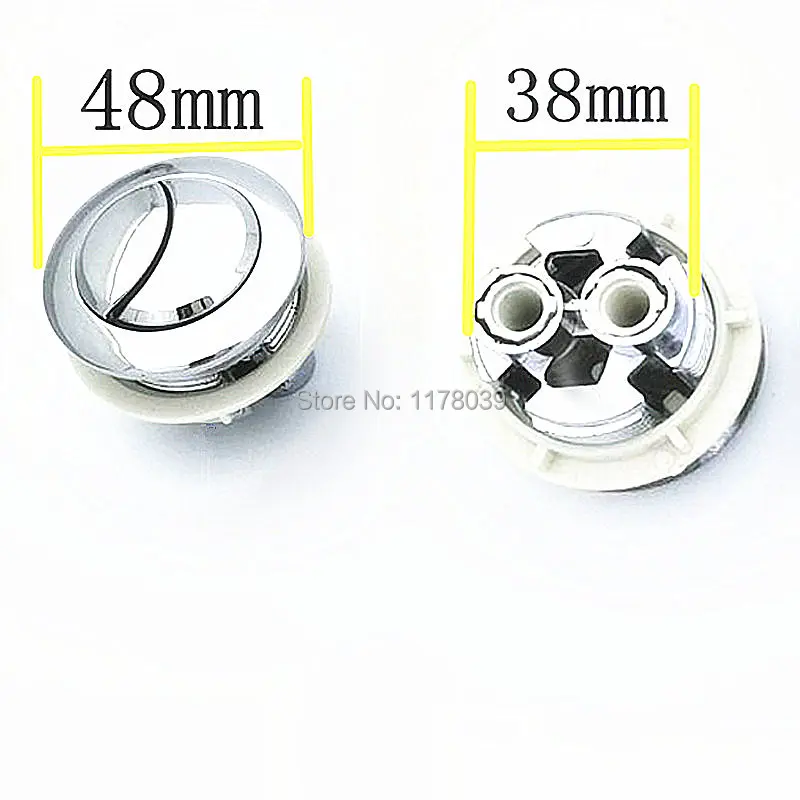 Керамическая крышка для резервуара воды в туалете диаметр 38 мм двойная кнопка 5