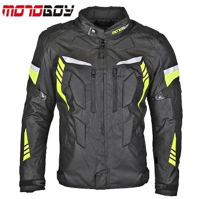 MOTOBOY мотоциклетный костюм Джерси для мужчин и женщин водонепроницаемый и осень зима теплый ралли гоночный костюм четыре сезона - Цвет: J21 Black jacket