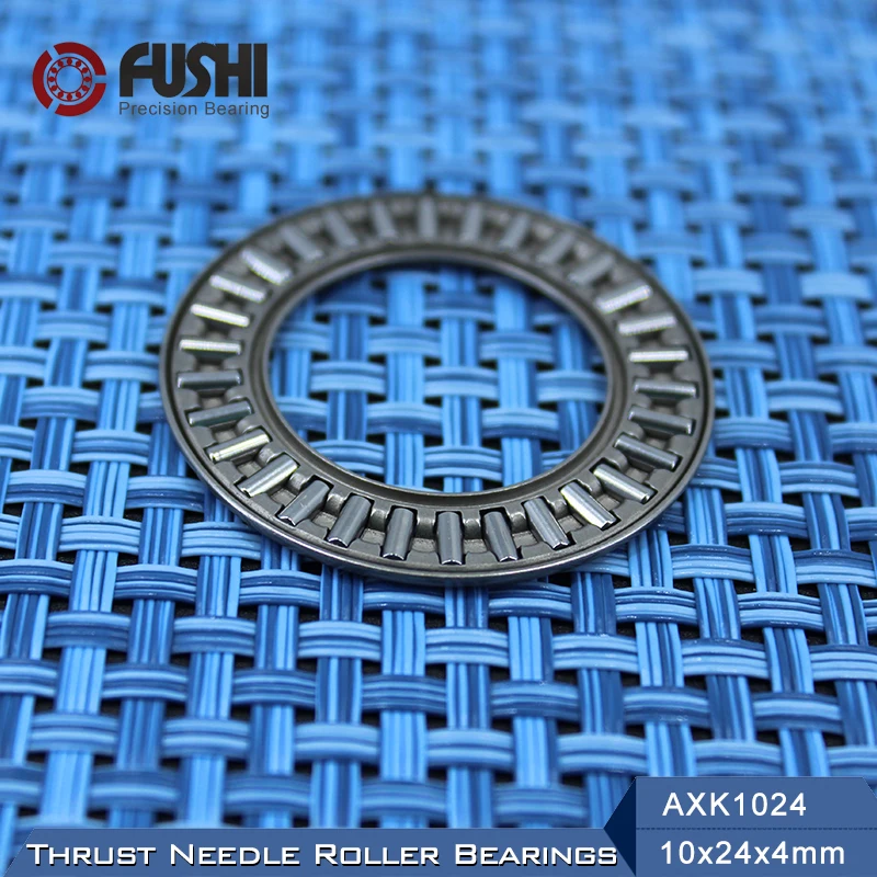 AXK1024 + 2AS Упорный игольчатый роликовый подшипник с двумя шайбами AS1024 10*24*4 мм (10 шт.)