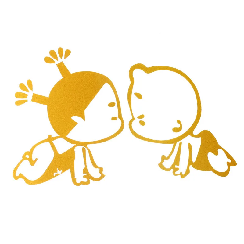 Многоцветная маленькая разбитая Детская Наклейка на зеркало заднего вида