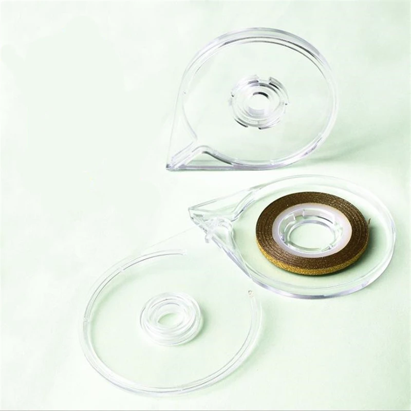 6 шт. инструменты для дизайна ногтей наклейки держатель роликовой коробки