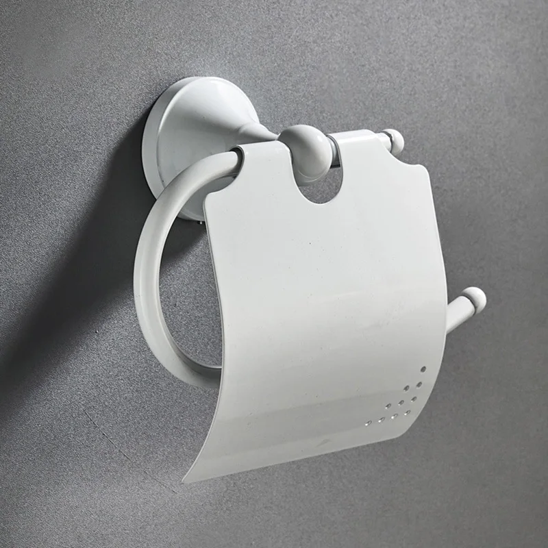 white bathroom hardware accessories set brass shower soap dish hair dry holder towel rail bar robe hook toilet brush roll holder free global shipping