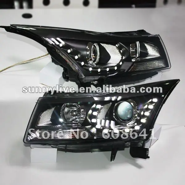 Для CHEVROLET Cruze светодиодный ная фара 2009 до 2011 V4 Тип|chevrolet cruze led|cruze ledchevrolet led lamp |