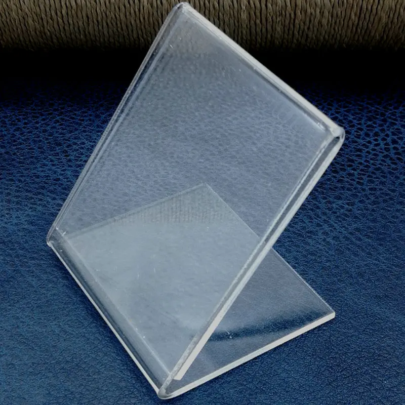 Этикетка квадратная пластиковая для стекла 20 шт. прозрачная 70*50 мм | Украшения и