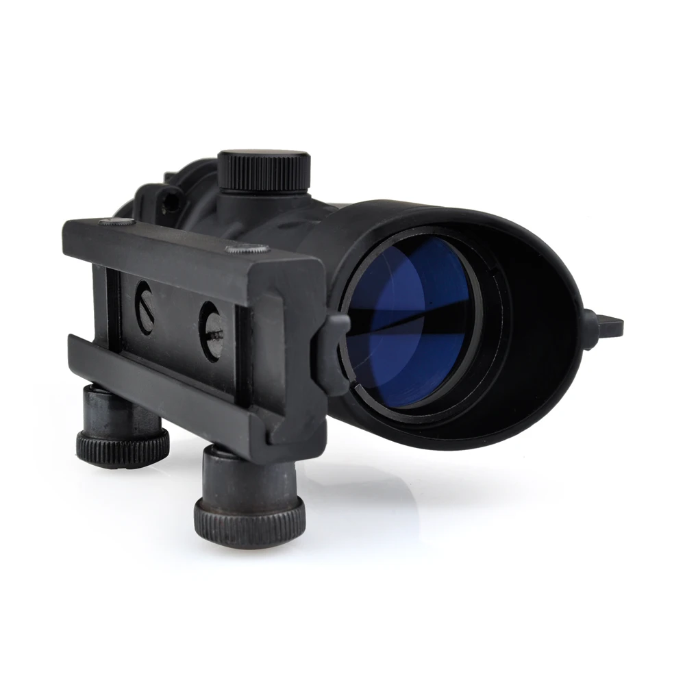 Оптика Acog 4X32 оптический прицел красный/зеленый сетка с мини Красный точка зрения