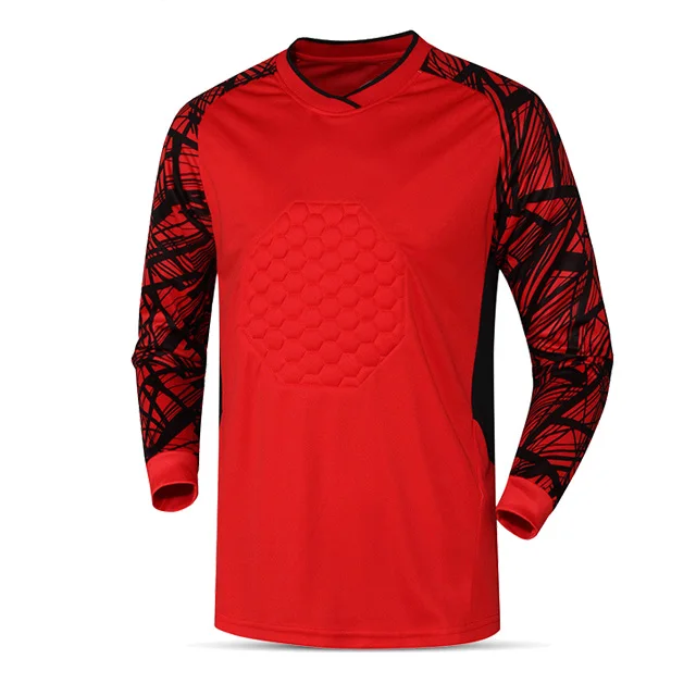 025 red Мужские футболки для футбола, новинка, спортивный костюм для взрослых, тренировочный футбольный костюм для бега, регби, вратаря, Джерси, мужские рубашки и штаны, комплекты - Цвет: 025 red
