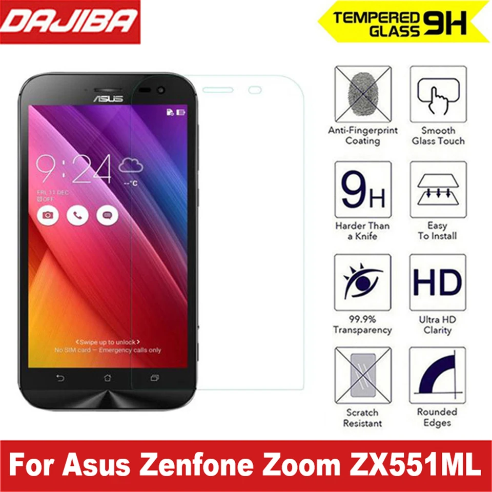 2.5D 9H закаленное стекло для ASUS Zenfone 3 ZOOM ZE553KL Защитная пленка экрана с защитой от