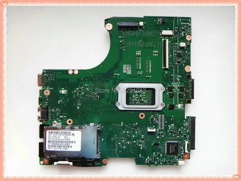 611803-001 для ноутбука hp Compaq 325 625 425 для hp 625 325 CQ325 материнская плата RS880 DDR3 полностью протестирована