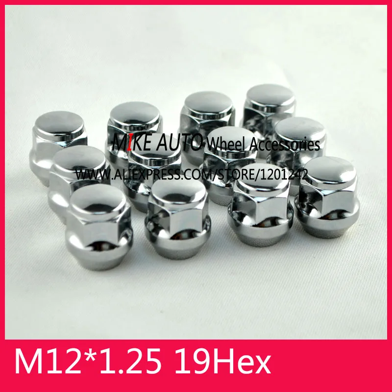 20pcs M12x1.25 Alloy Steel Wheel Lug Nuts hex19 length 25mm Anti-theft Kit Bolt Fit For Nissan Subaru infiniti |