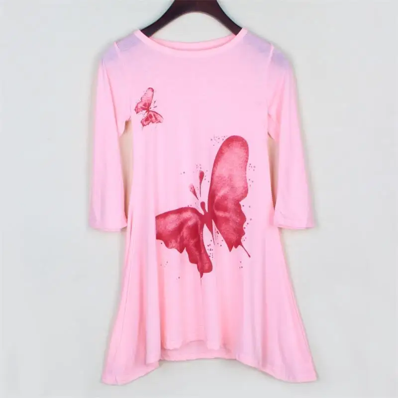 Brand New Cotton Girls Dress Horn Big Butterfly Princess Girl Clothes Long evening party dress Children | Детская одежда и обувь