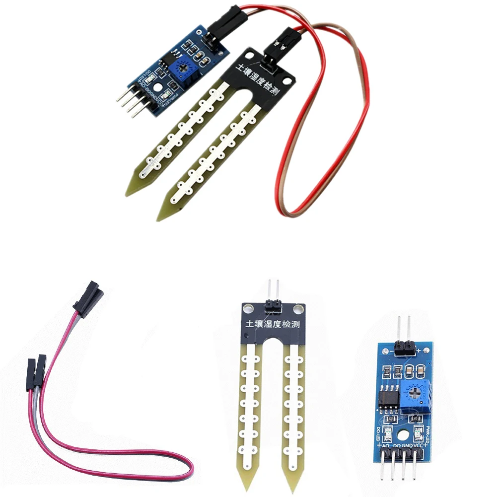 Hygrometer Detection Module 3.3V-5V Soil Humidity Moisture Sensor for Arduino | Инструменты