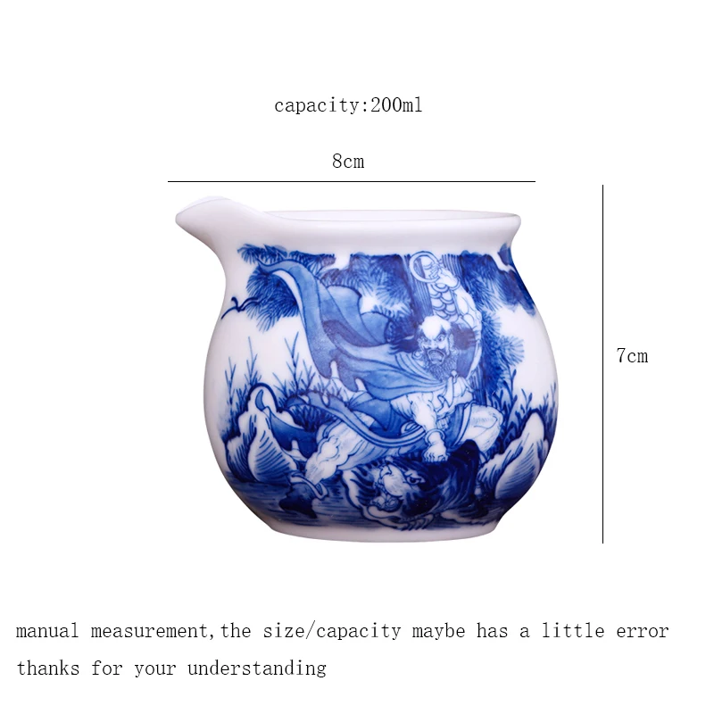 200 мл керамический фарфор Jingdezhen чайная посуда Cha Hai ручная роспись рисунок ярмарка