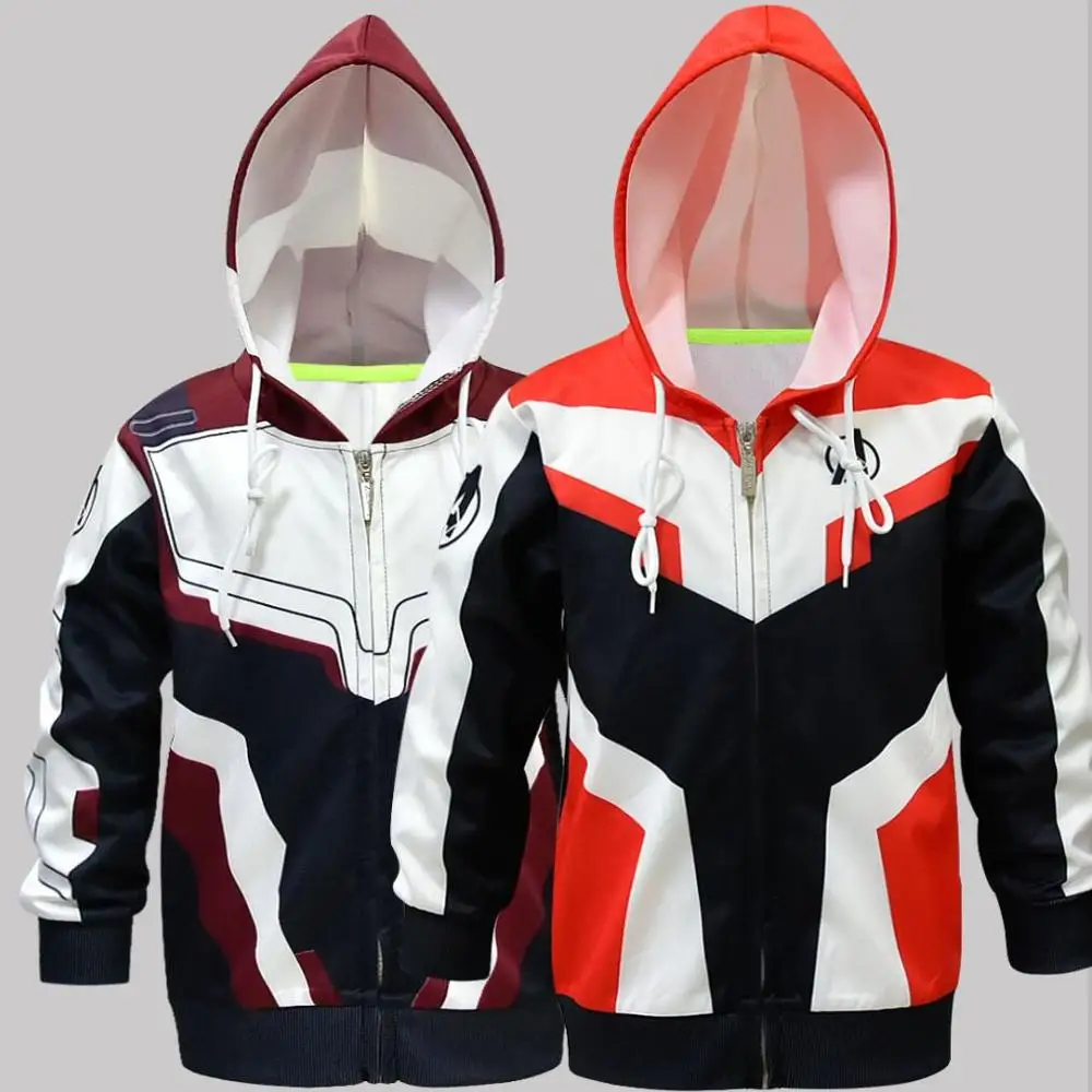 Avengers Endgame Captain America Coat Boys Sweatshirt Quantum Warfare Hoodies Coats For Boy Cosplay Children Clothes 10-20 years