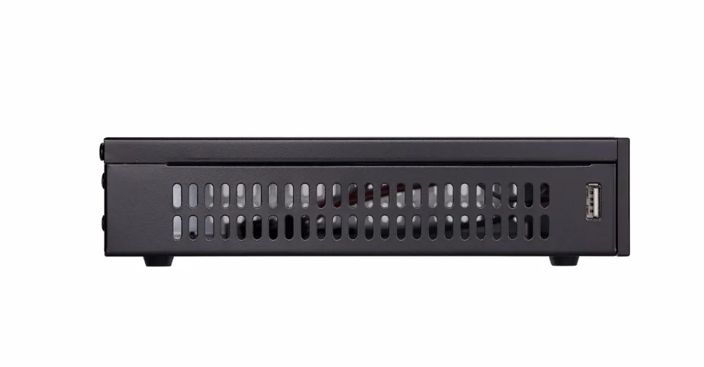 Стальной чехол для HTPC mini ITX черный s компьютерного игрового ПК настольный с