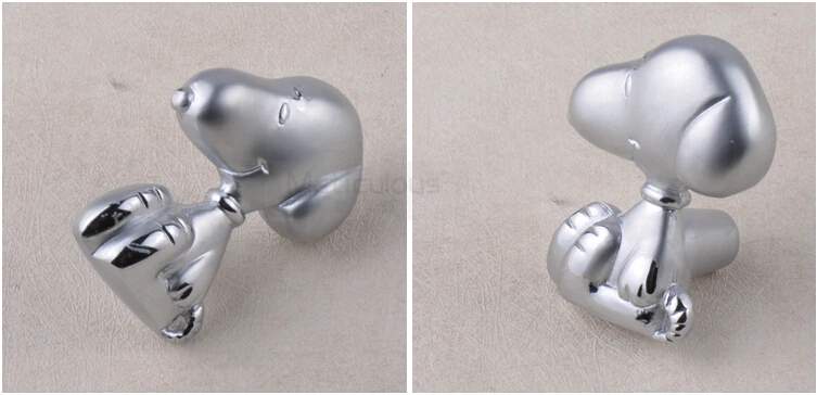 

10PCS Fashion Silver Handles Furniture Kids Cartoon Drawer Knobs and Handles for Kitchen Cabinet Dresser Knob