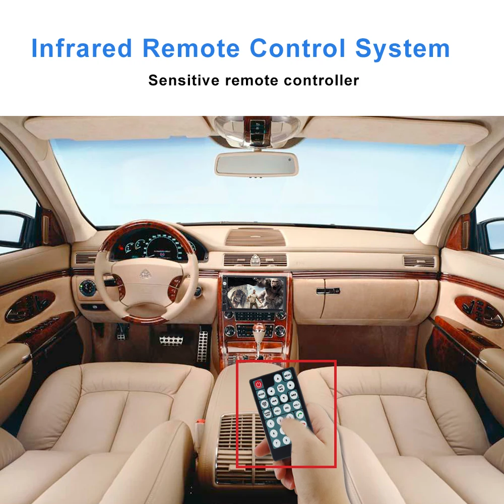 2 din Автомобильный Радио 7 дюймов Сенсорный экран Поддержка автомобиля Play &amp