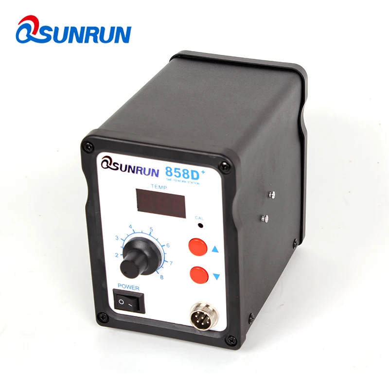 Паяльная станция 700 Вт 858D + ESD светодиодный цифровой SMD паяльник тепловая пушка| |