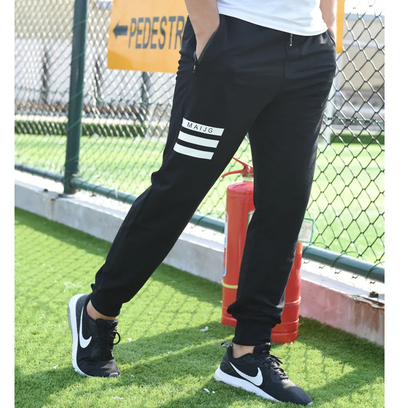 Весенние мужские повседневные штаны супер свободные спортивные Мужские для бега