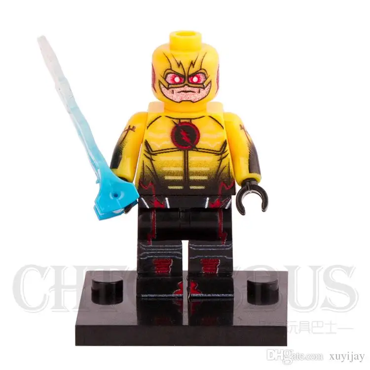 SingleSale флэш доктор Уэллс с громом DC Лига Справедливости Супер герой Minifig собрать