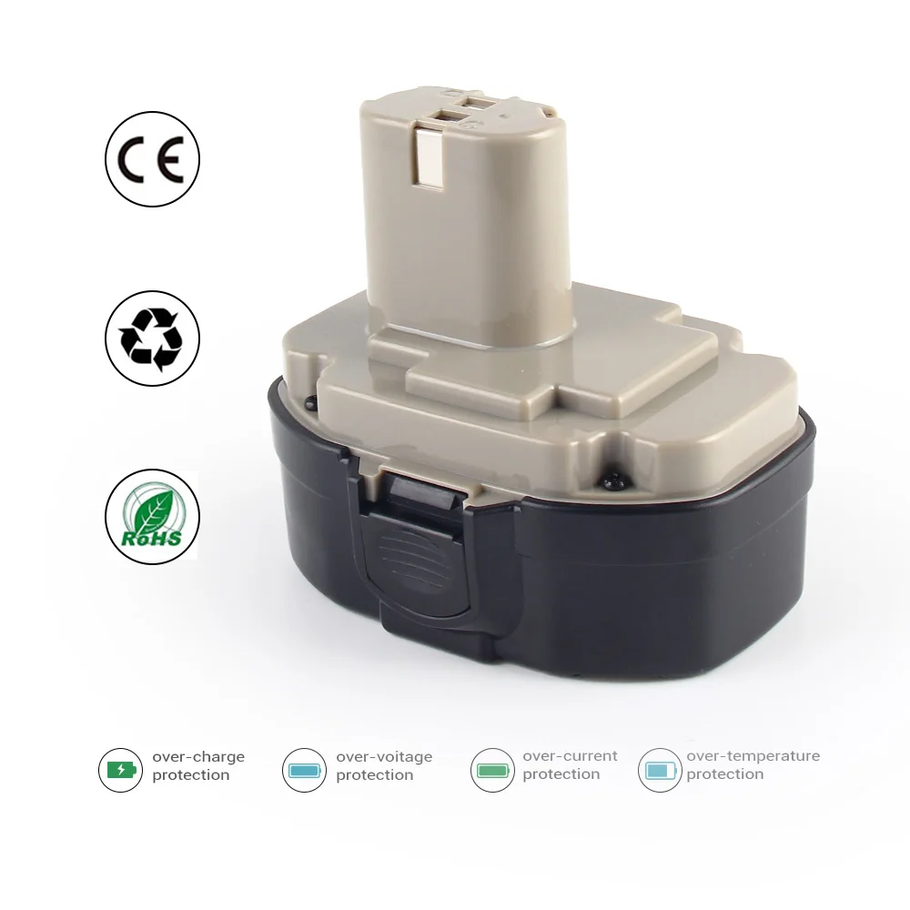 ELEOPTION 18V 3000mAh Сменный никель металлогидридный аккумулятор для Makita 1822 1823 1834 1835 192827 3