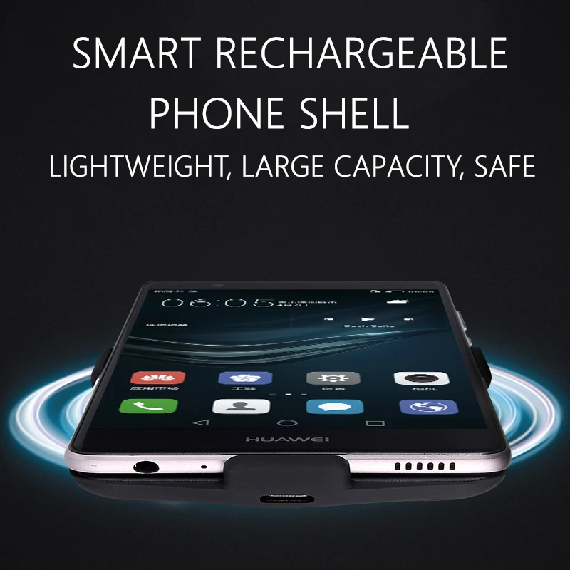Лучшие чехлы для аккумуляторов Huawei P9 P10 6800/8200 мАч чехол мобильного телефона с