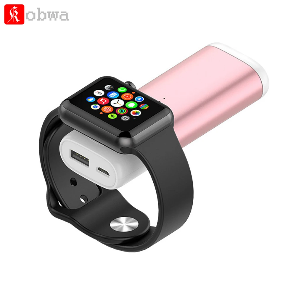 Магнитное Беспроводное зарядное устройство для Apple Watch iWatch серии 4 3 2 1 38 мм 42 5200 мАч
