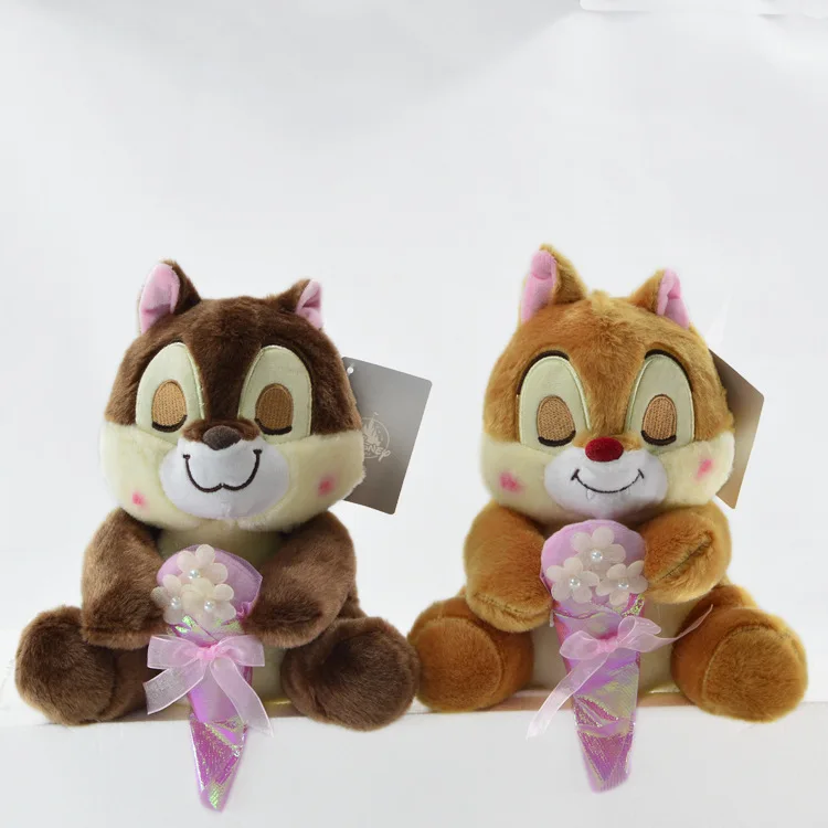 Дисней картон частный Плуто Chipmunk Brother чип и Дейл 25*20 см мини плюшевая кукла