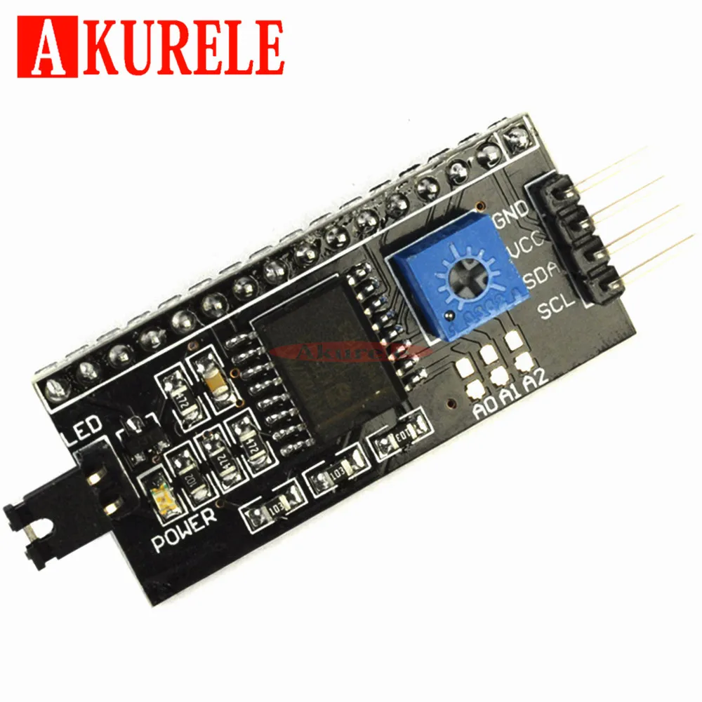 50 шт. серийный IIC I2C TWI модуль для LCD 1602 1604 2004 символ Дисплей Arduino|lcd 1602|lcd lcdlcd |