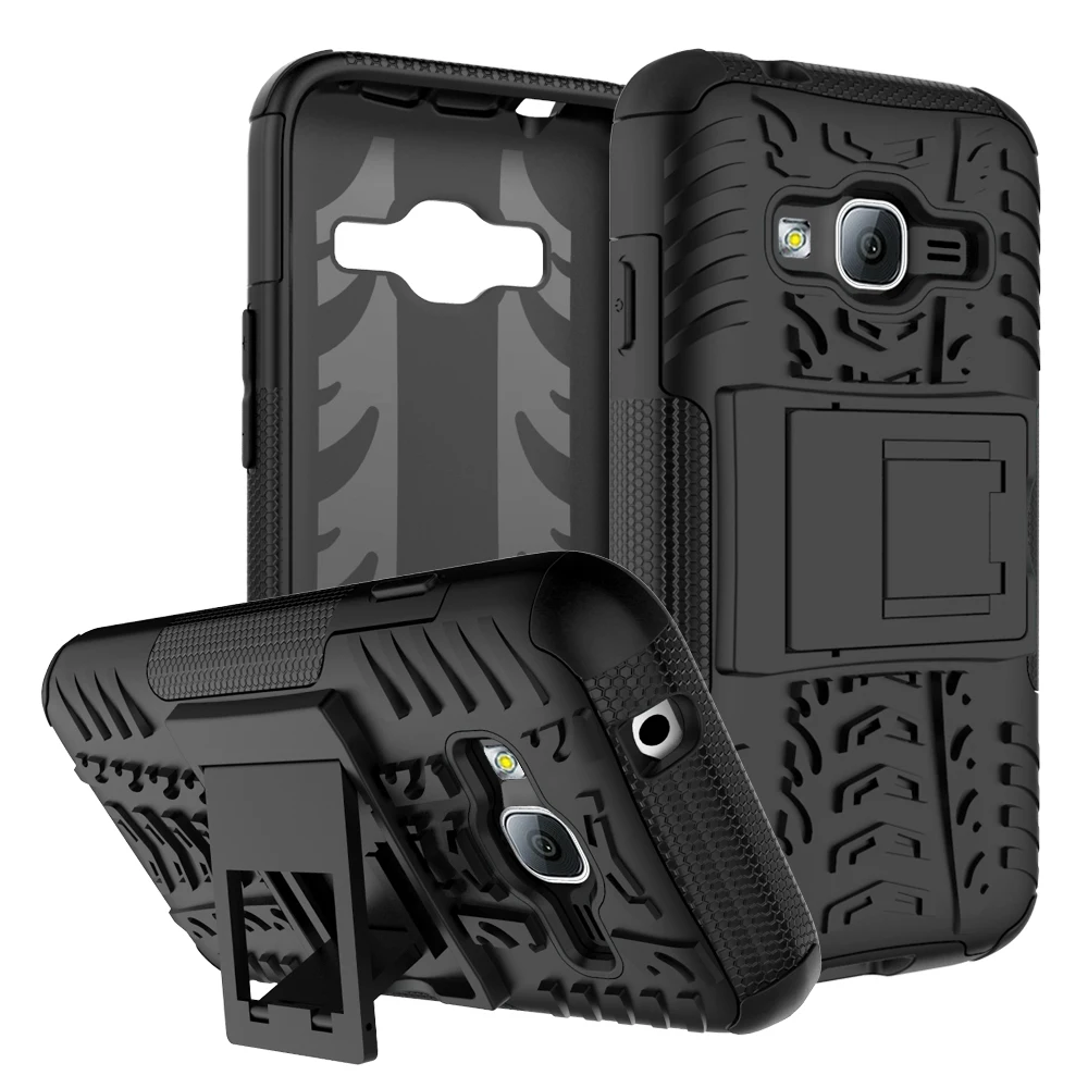 For Samsung Galaxy J1 Mini Prime Case 4.0inch Hybrid Kickstand Dazzle Rugged Rubber Armor PC+TPU Stand Function Shockproof | Мобильные