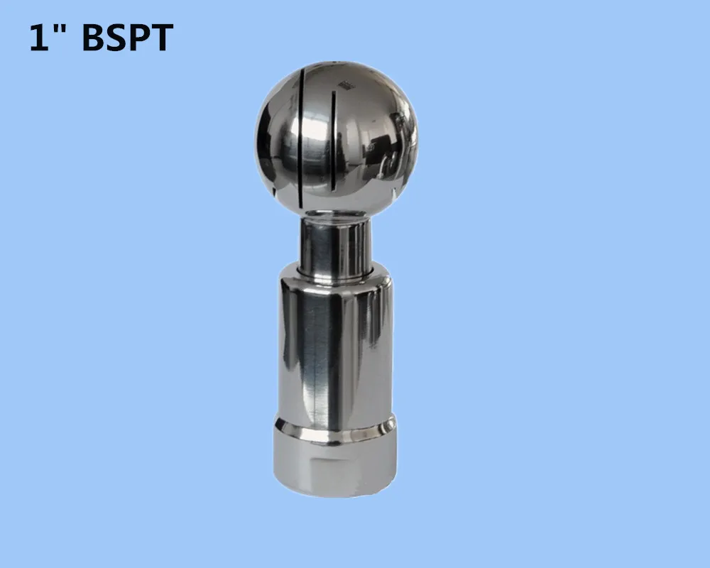 

1" Stainless steel 304 rotating tank cleaning ball,thread rotary nozzle, Rotary Spray Ball for tank cleaning