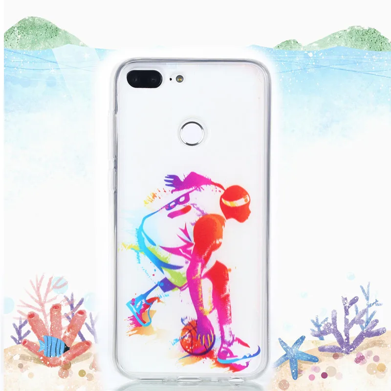 Huawei Honor 9 Lite Case Soft TPU Pattern Shell Cover Light Funda HATOLY |