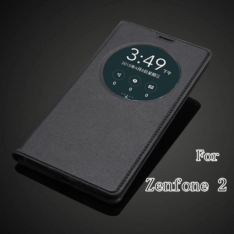Для ASUS Zenfone 2 Smart View Window Quick Circle чехол с аккумулятором задняя крышка Флип кожаный
