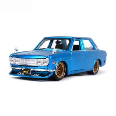 Спортивный автомобиль Maisto 1/24 Nissan 1971 DATSUN 510 GTR Коллекционная серия металлическая