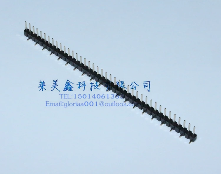 20 шт./лот 2 54 мм 1 * 40pin Однорядный 90 градусов SMD игольчатый разъем штыревой типа папа
