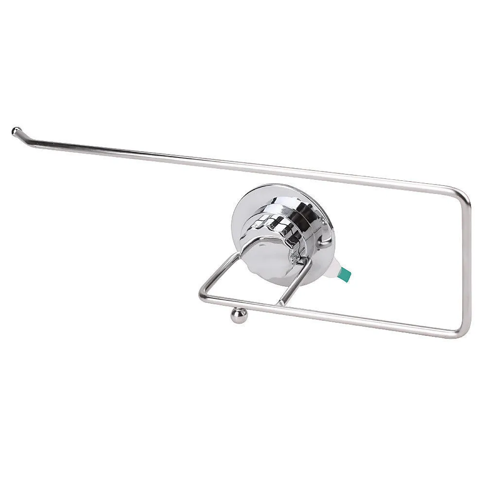 Bathroom Towel rack Stainless Steel Long Roll Paper Suction Cup Rack Wall Mounted Holder Accessories | Дом и сад