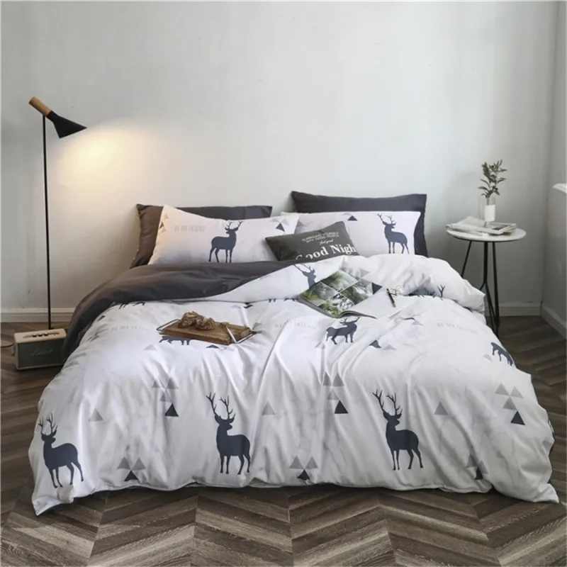 4 шт. пододеяльник комплект постельного белья простыня домашние наволочки полная