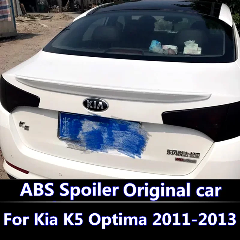 Для kia K5 спойлер Optima 2011-2013высококачественный ABS Материал заднее крыло автомобиля