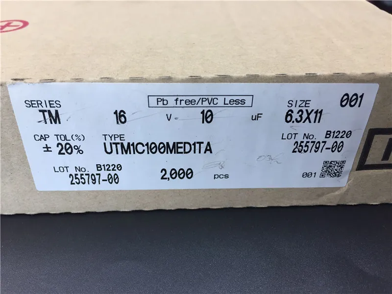 10 шт. 10уф 16В NICHICON TM 6 3x11 мм Высококачественный долгий срок службы 16V10uF алюминиевый
