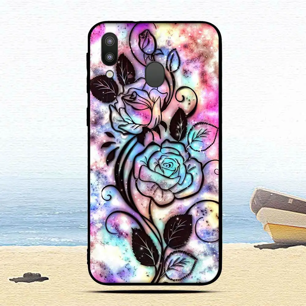 Чехол для samsung Galaxy M20 с кошкой из мультфильма, милый чехол для мобильного телефона, защитный чехол для samsung M 20, защитный чехол s Fundas - Цвет: 35