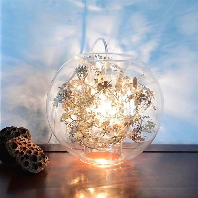 Скандинавский стеклянный шар подвесной светильник Современный простой