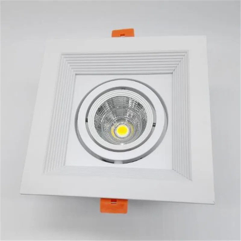 

Wholesale price Square 10W/ 15W Dimmable COB LED Downlight COB LED ceiling Lamps,indoor Recessed LED Light AC85-265V