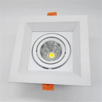 wholesale price square 10w 15w dimmable cob led downlight cob led ceiling lampsindoor recessed led light ac85 265v