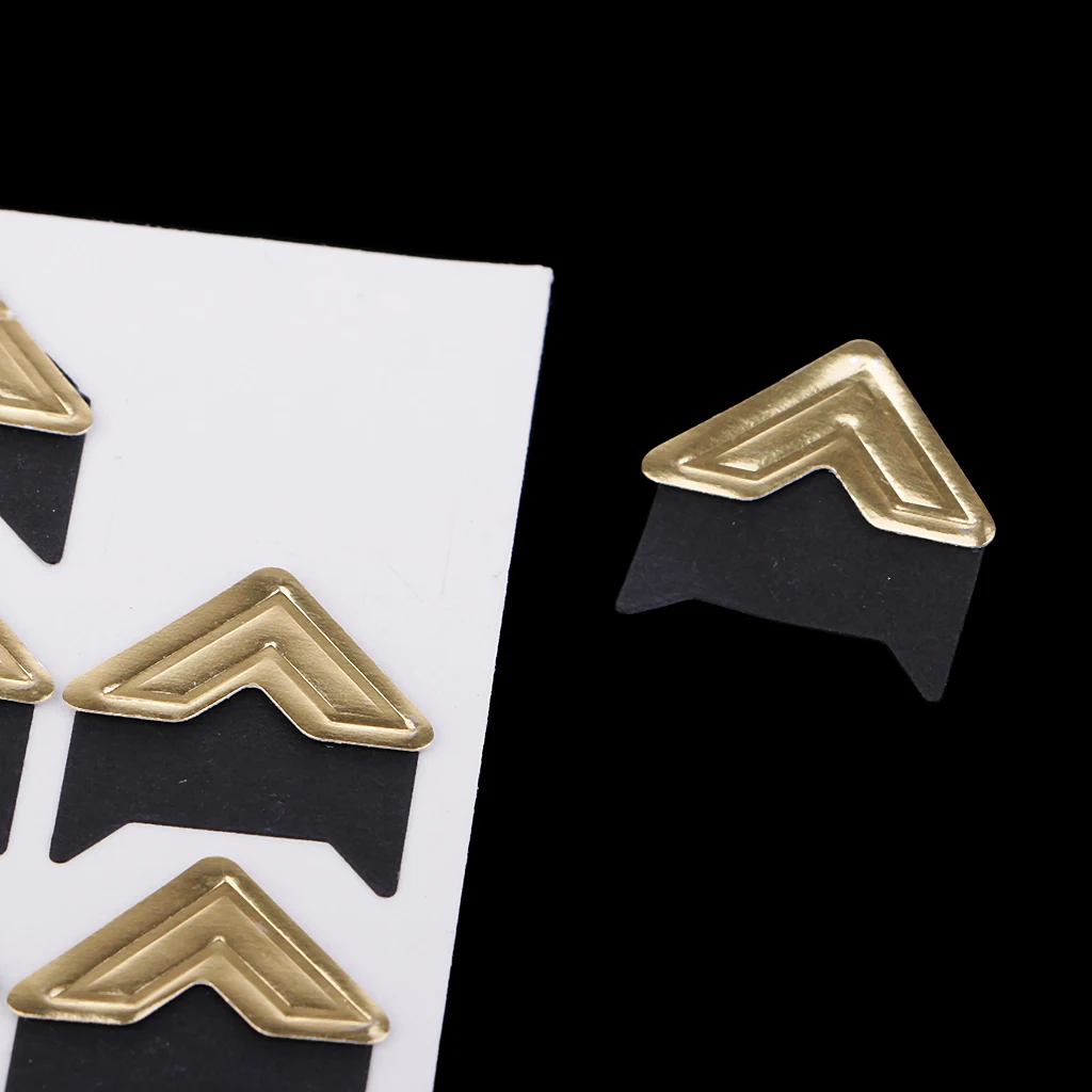 5 листов самоклеющиеся Фотоальбом скрапбук протектор для углов декоративные